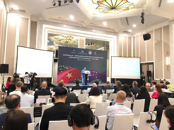 Quang cảnh Diễn đàn. (Ảnh: Thúy Hiền/Bnews/TTXVN) Đồng bộ các giải pháp nhằm thu hút đầu tư nước ngoài hiệu quả ảnh 1