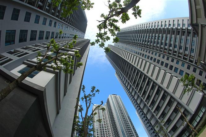 Một khu đô thị mới tại phía Tây Hà Nội. (Ảnh: Ngọc Hà/TTXVN) Doanh nghiệp bất động sản dẫn đầu về tạm dừng hoạt động, giải thể ảnh 1