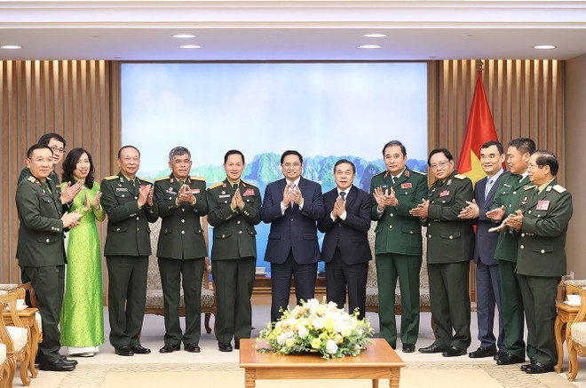 Hình ảnh Thủ tướng tiếp Tổng Tham mưu trưởng Quân đội nhân dân Lào ảnh 7
