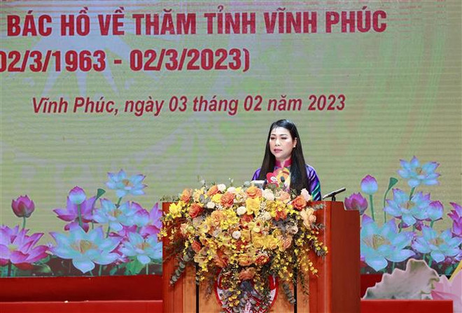 Chủ tịch Quốc hội dự Lễ kỷ niệm 60 năm Ngày Bác Hồ về thăm Vĩnh Phúc ảnh 2