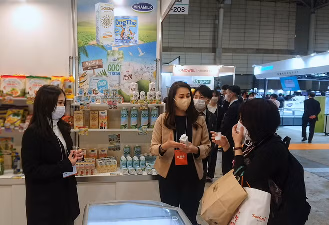 Sữa Việt Nam "xuất hành' đầu năm, tạo điểm nhấn ở các hội chợ quốc tế ảnh 3