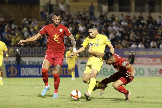 Sông Lam Nghệ An chia điểm cùng Hồng Lĩnh Hà Tĩnh tại V-League 1-2023 ảnh 1