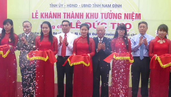 Khánh thành khu tưởng niệm đồng chí Lê Đức Thọ tại Nam Định ảnh 1