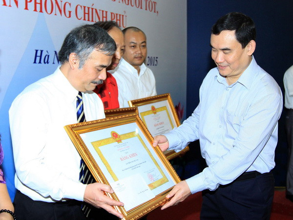 TTXVN nhận bằng khen của Bộ trưởng, Chủ nhiệm Văn phòng Chính phủ ảnh 1