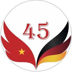 Thiết kế logo kỷ niệm 45 năm thiết lập quan hệ ngoại giao Việt-Đức ảnh 2