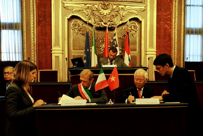 Tăng cường hợp tác giữa hai thành phố lớn của Việt Nam và Italy ảnh 1