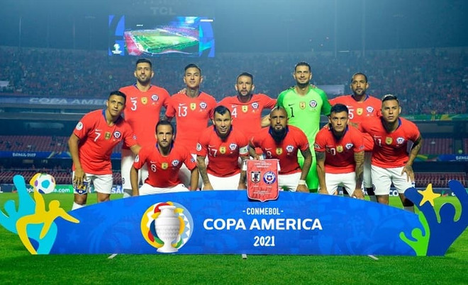 Các cầu thủ Chile tại Copa America 2021. (Nguồn: sportsunfold.com) Thêm Chile có ca mắc COVID-19, 65 người dự Copa America nhiễm bệnh ảnh 1