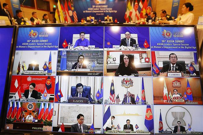 Phiên họp trực tuyến về Tăng quyền năng của phụ nữ trong kỷ nguyên số ảnh 2