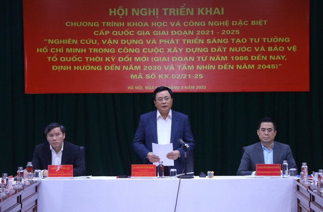 Nghiên cứu, vận dụng và phát triển sáng tạo tư tưởng Hồ Chí Minh ảnh 1