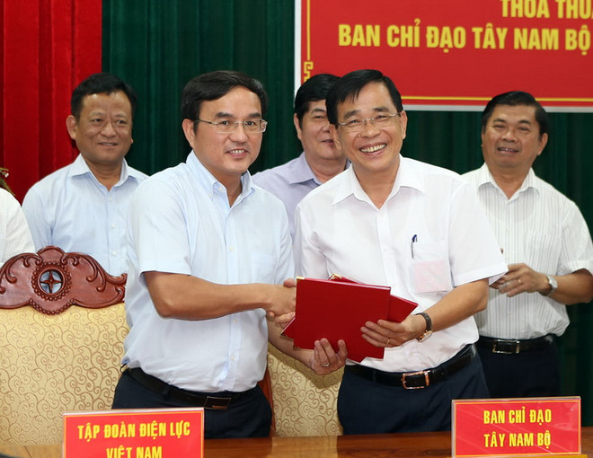 Ban Chỉ đạo Tây Nam bộ và EVN ký kết thỏa thuận hợp tác ảnh 1