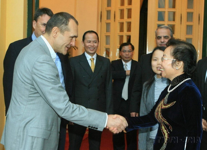 ttxvn_ba Nguyen thi Doan-Bulgaria.jpg