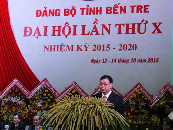 Bến Tre khai mạc Đại hội đại biểu Đảng bộ tỉnh lần thứ X ảnh 1