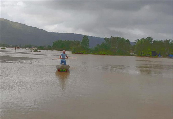 Bình Định thiệt hại nặng nề sau hai ngày ngập lụt trên diện rộng ảnh 1