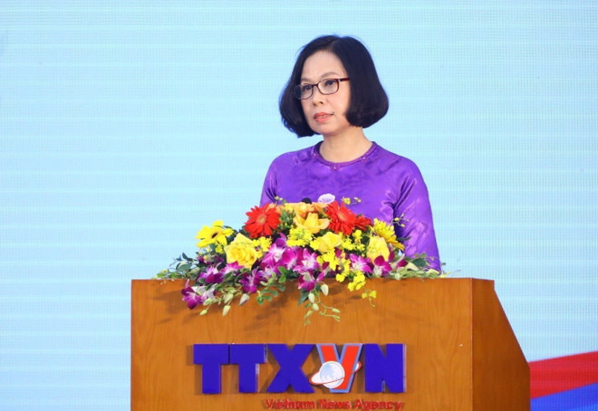Hình ảnh Thông tấn xã Việt Nam chào mừng 77 năm Ngày truyền thống ảnh 7
