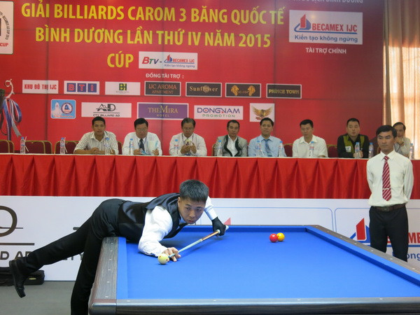 64 cơ thủ tranh tài ở Giải Billiards Carom 3 băng quốc tế Bình Dương ảnh 1