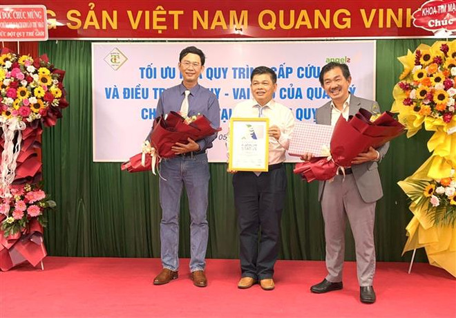 Bệnh viện tại Cần Thơ đạt chứng nhận Kim cương trong điều trị đột quỵ ảnh 1