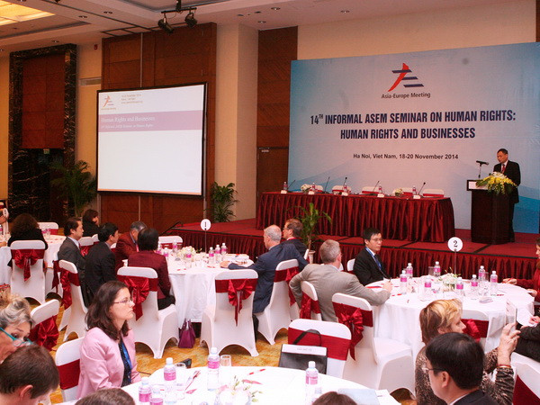 Khai mạc Hội thảo không chính thức Diễn đàn Á-Âu về quyền con người ảnh 1