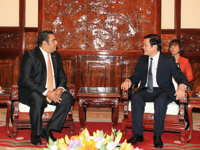 Chủ tịch nước tiếp đại sứ Hoa Kỳ, Panama, Qatar trình quốc thư ảnh 2