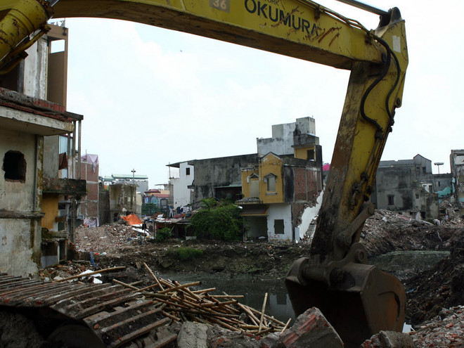 Hà Nội cưỡng chế giải phóng mặt bằng ba dự án trọng điểm chậm tiến độ ảnh 1