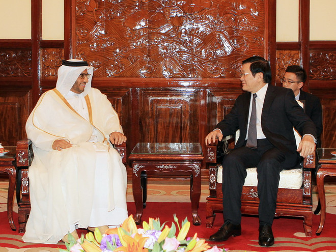 Chủ tịch nước tiếp đại sứ Hoa Kỳ, Panama, Qatar trình quốc thư ảnh 3