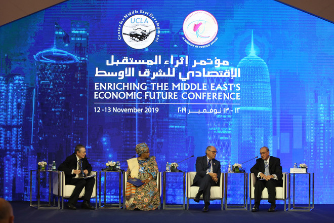 Quang cảnh buổi hội thảo. (Nguồn: qatarconferences) Học giả quốc tế tìm giải pháp cho tương lai kinh tế khu vực Trung Đông ảnh 1