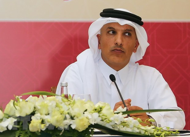 Bộ trưởng Tài chính Qatar Ali Shareef al-Emadi. (Nguồn: AFP/TTXVN) Học giả quốc tế tìm giải pháp cho tương lai kinh tế khu vực Trung Đông ảnh 2