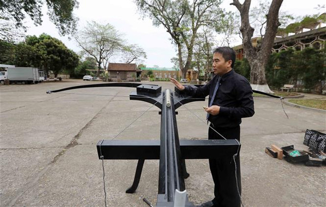 Phục dựng thành công “nỏ thần” thời An Dương Vương ảnh 4