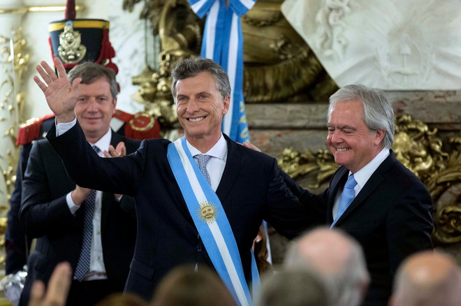 Tổng thống đắc cử Argentina Mauricio Macri tuyên thệ nhậm chức ảnh 1