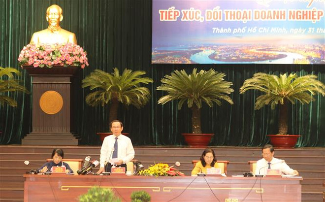 Thành phố Hồ Chí Minh đối thoại với doanh nghiệp để tháo gỡ khó khăn ảnh 1