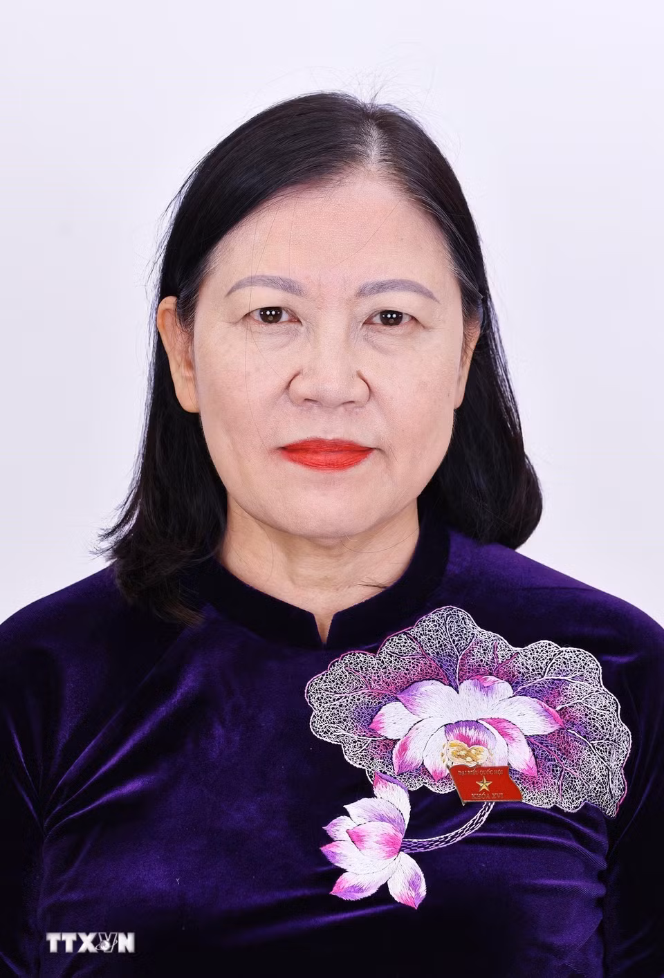 Bà Lê Thị Nga, Ủy viên Ủy ban Thường vụ Quốc hội khóa XVI, Chủ nhiệm Ủy ban Dân nguyện và Giám sát của Quốc hội. (Ảnh: TTXVN)