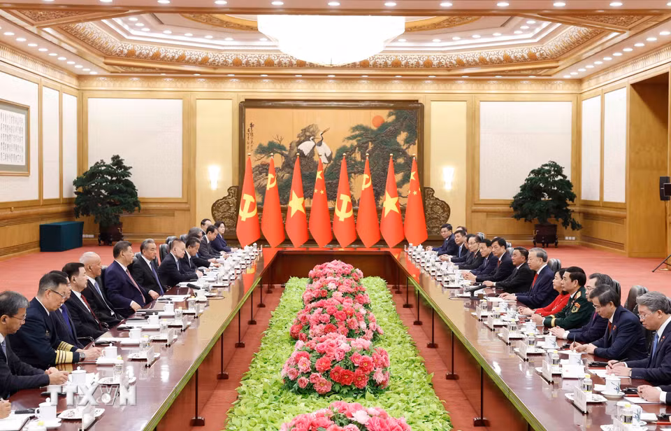 Tổng Bí thư, Chủ tịch nước Tô Lâm hội đàm với Tổng Bí thư, Chủ tịch Trung Quốc Tập Cận Bình- Ảnh 2.