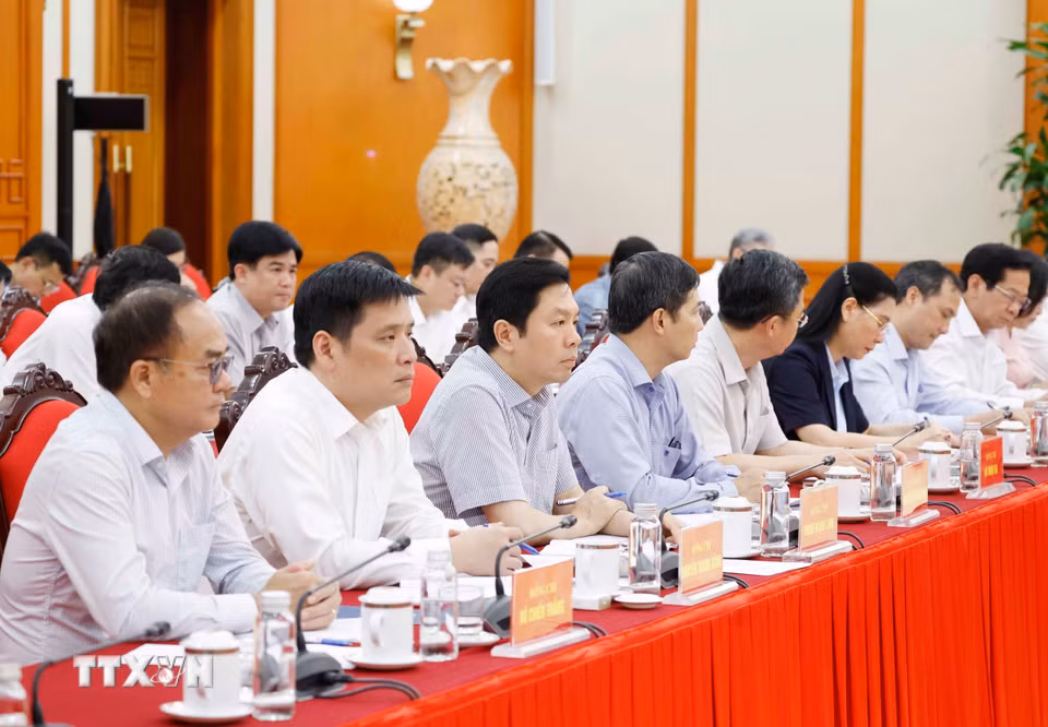 Các đại biểu tham dự cuộc họp. (Ảnh: Thống Nhất/TTXVN)