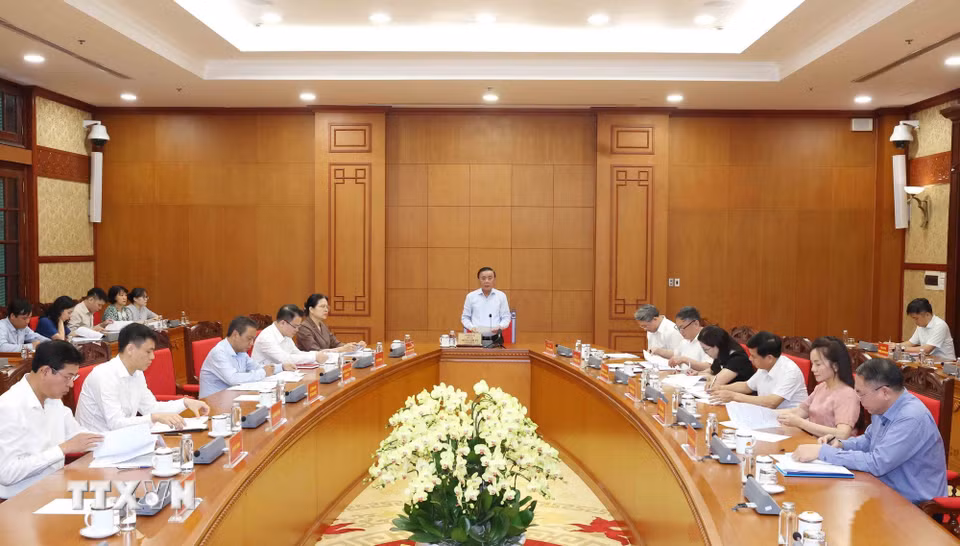 Quang cảnh cuộc họp. (Ảnh: Phương Hoa/TTXVN)