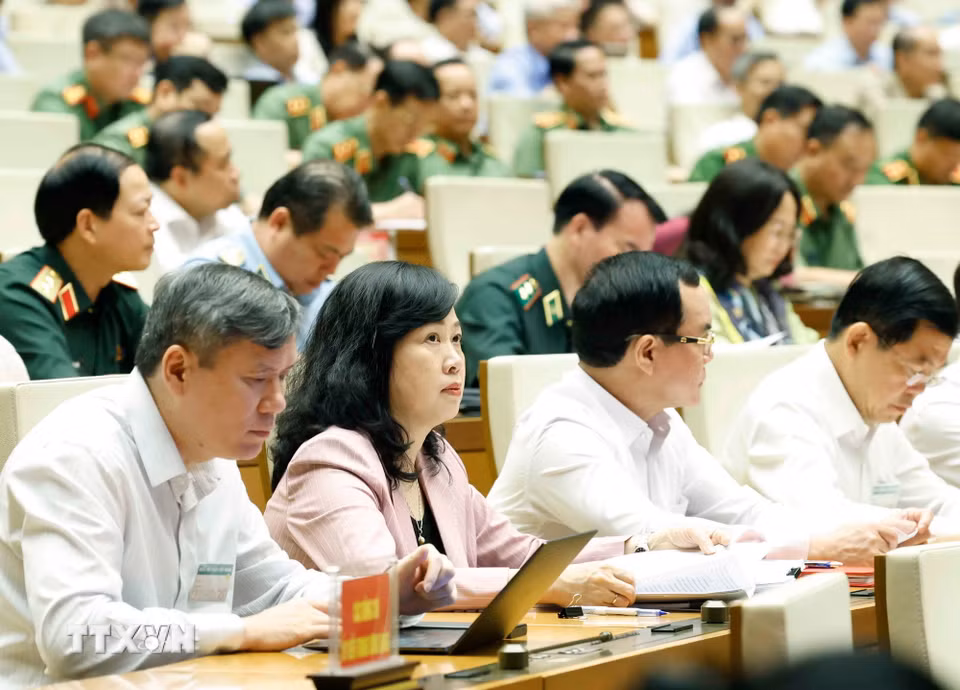 Đại biểu tham dự hội nghị. (Ảnh: Thống Nhất/TTXVN)