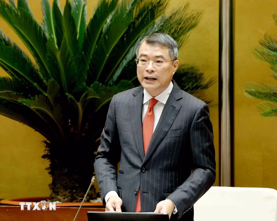 Thủ tướng Chính phủ Lê Minh Hưng điều hành phần tham luận tại hội nghị. (Ảnh: Phương Hoa/TTXVN)