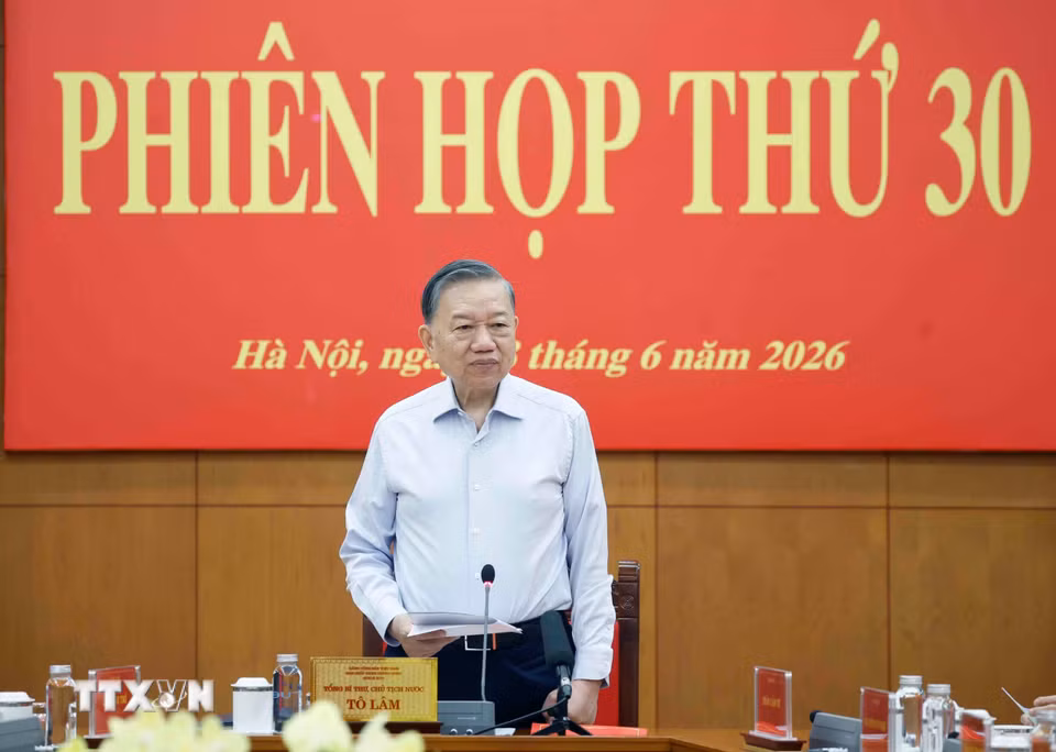 Bet8801234.com cá cược độc quyền, Chủ tịch nước Tô Lâm phát biểu. (Ảnh: Thống Nhất/TTXVN)
