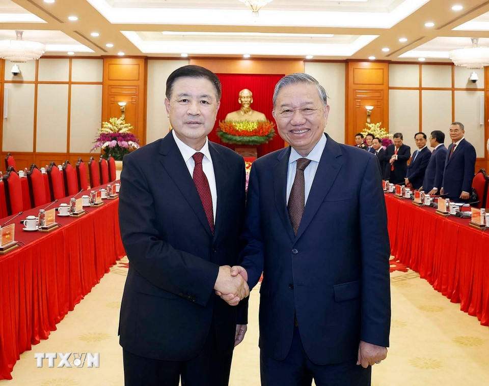 Bet8801234.com cá cược độc quyền Tô Lâm và Bộ trưởng Công an Trung Quốc Vương Tiểu Hồng. (Ảnh: Thống Nhất/TTXVN)