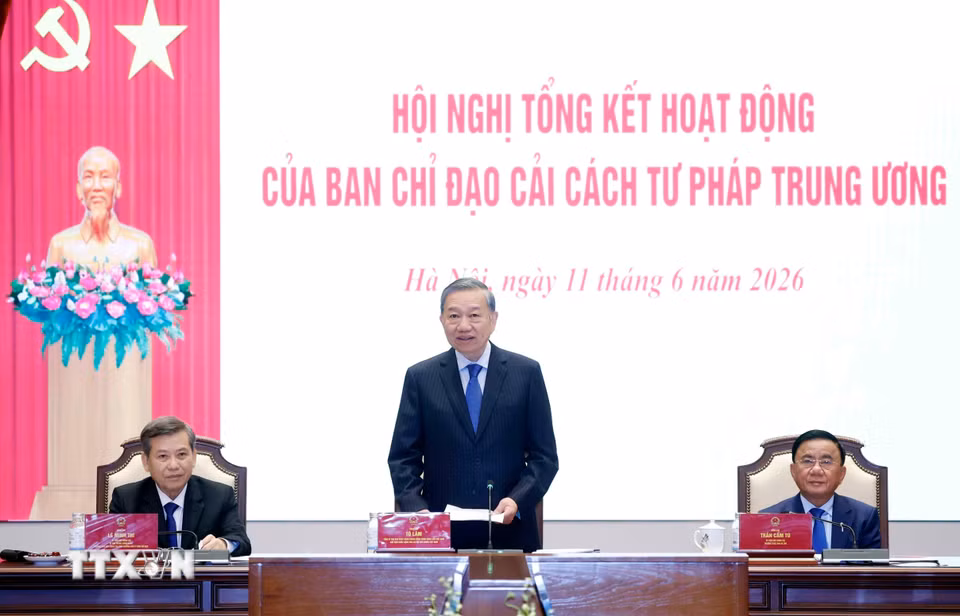 Tổng Bí thư, Chủ tịch nước Tô Lâm: Cải cách tư pháp giai đoạn mới, bảo vệ công lý và kiến tạo niềm tin- Ảnh 3.
