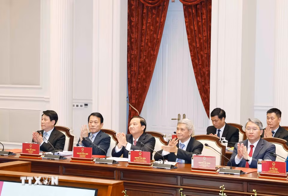 Tổng Bí thư, Chủ tịch nước Tô Lâm: Cải cách tư pháp giai đoạn mới, bảo vệ công lý và kiến tạo niềm tin- Ảnh 5.