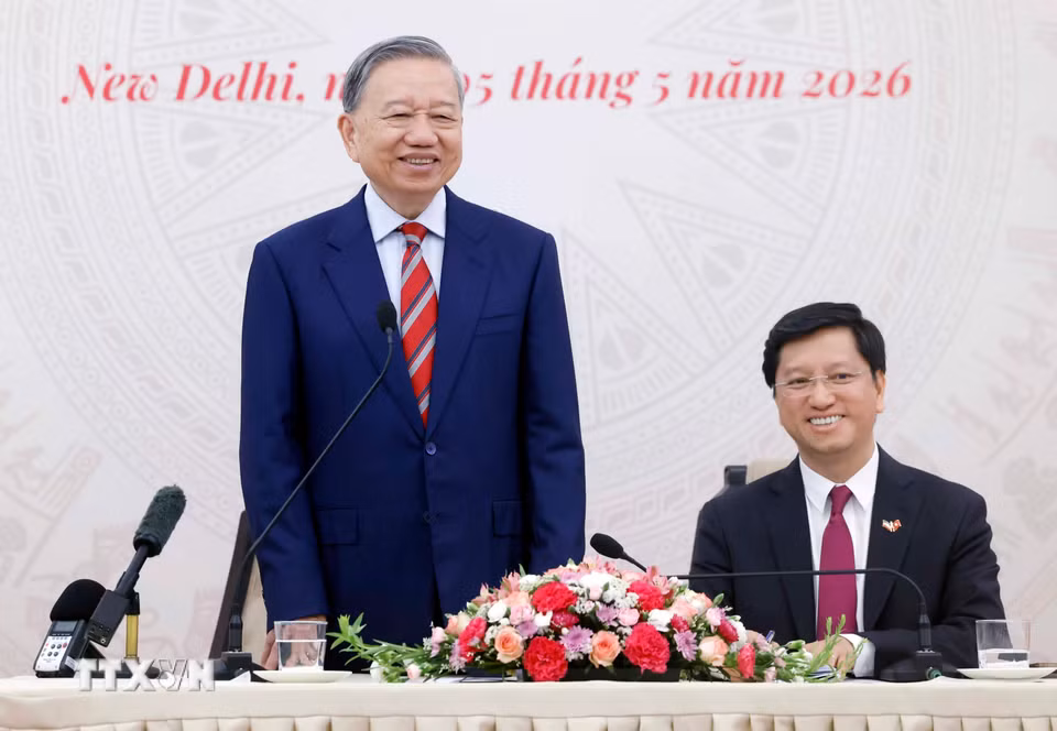 Tổng Bí thư, Chủ tịch nước Tô Lâm phát biểu. (Ảnh: Thống Nhất/TTXVN)