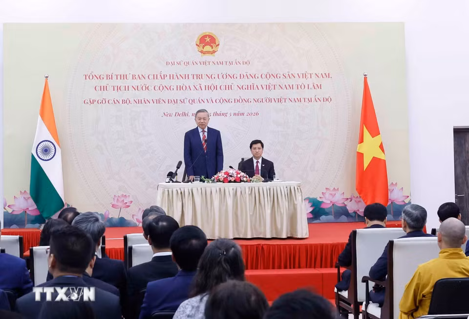 Tổng Bí thư, Chủ tịch nước Tô Lâm phát biểu. (Ảnh: Thống Nhất/TTXVN)