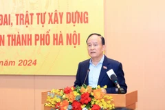 Chủ tịch HĐND Thành phố Hà Nội Nguyễn Ngọc Tuấn. (Ảnh: TTXVN phát)