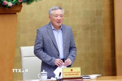 Phó Thủ tướng Thường trực Chính phủ Nguyễn Hòa Bình, Chủ tịch Hội đồng tư vấn đặc xá năm 2025. (Ảnh: Phạm Kiên/TTXVN)