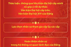 Ba nhiệm vụ trọng tâm của Đại hội đảng bộ các cấp nhiệm kỳ 2025-2030