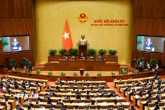 Quang cảnh khai mạc Kỳ họp bất thường lần thứ 8, Quốc hội khoá XV. (Ảnh: Doãn Tấn/TTXVN)