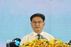 Trưởng ban Dân vận Thành ủy Thành phố Hồ Chí Minh Nguyễn Mạnh Cường. (Ảnh: Thu Hương/TTXVN)