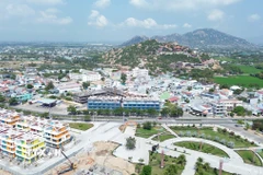 Vùng đất giàu truyền thống cách mạng huyện Ninh Hải, tỉnh Ninh Thuận, được công nhận đạt chuẩn huyện nông thôn mới. (Ảnh: Nguyễn Thành/TTXVN)