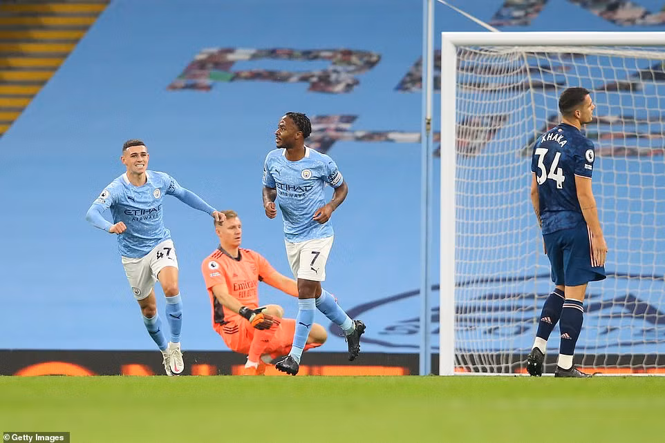 Premier League: Man City hạ Arsenal, M.U giành chiến thắng tưng bừng ảnh 1