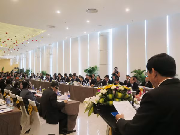 Hội nghị tòa án các tỉnh biên giới Việt Nam, Lào và Campuchia ảnh 1