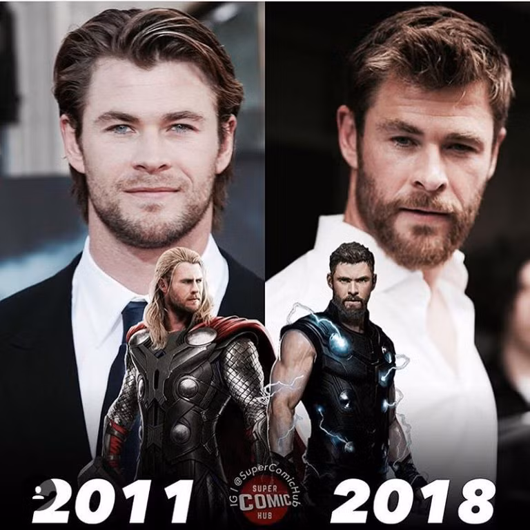 Các ''siêu anh hùng'' của Marvel thay đổi như thế nào sau 10 năm? ảnh 5